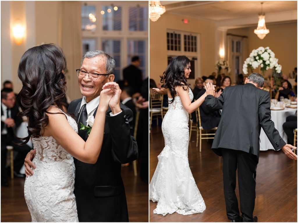 Bride dancing with dad at The Orlo