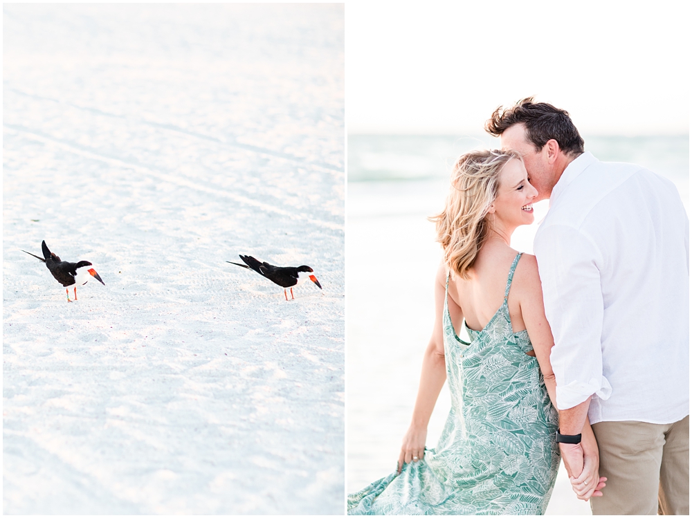 tropical engagement session in St. Petersburg Florida