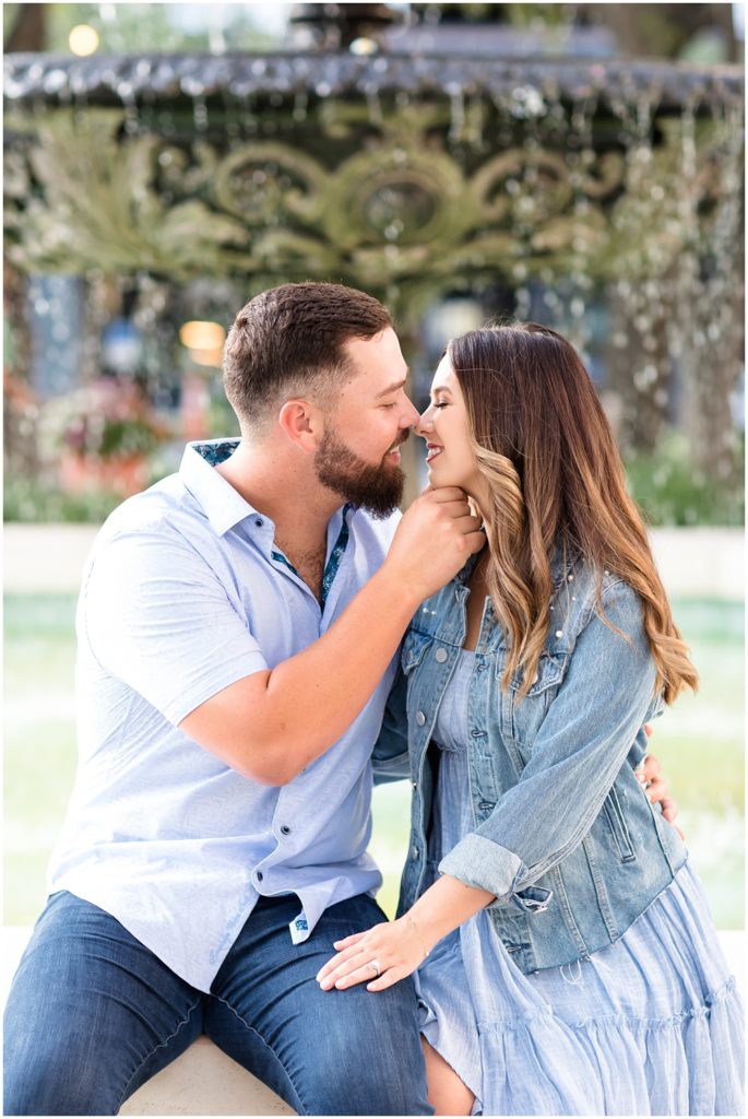 Engagement Session in Hyde Park Village Tampa