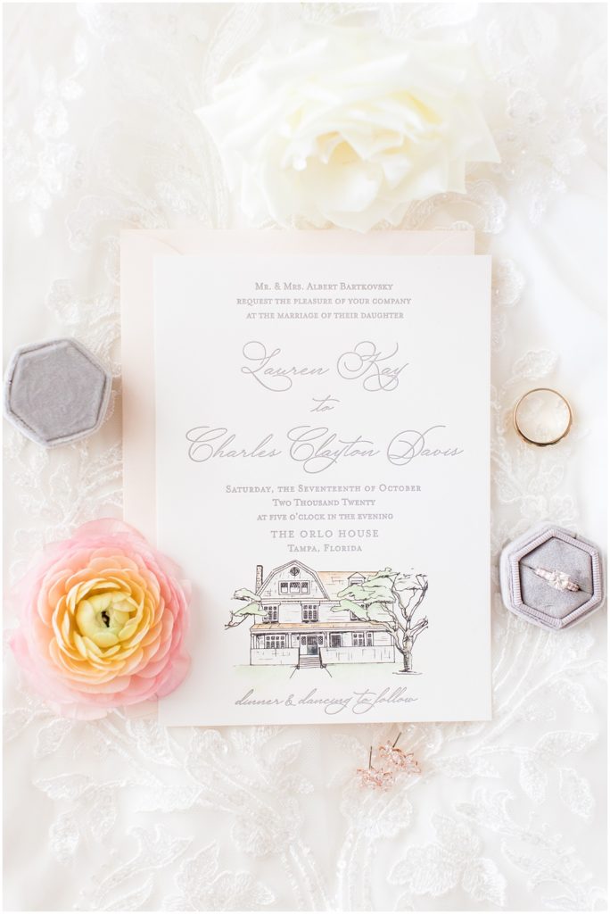 The Orlo House Wedding Invitation