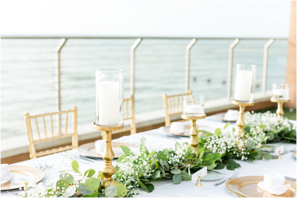 reception overlooking ocean at clearwater beach 