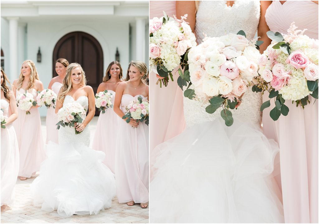 pink peony bouquets from the brides bouquet palm harbor