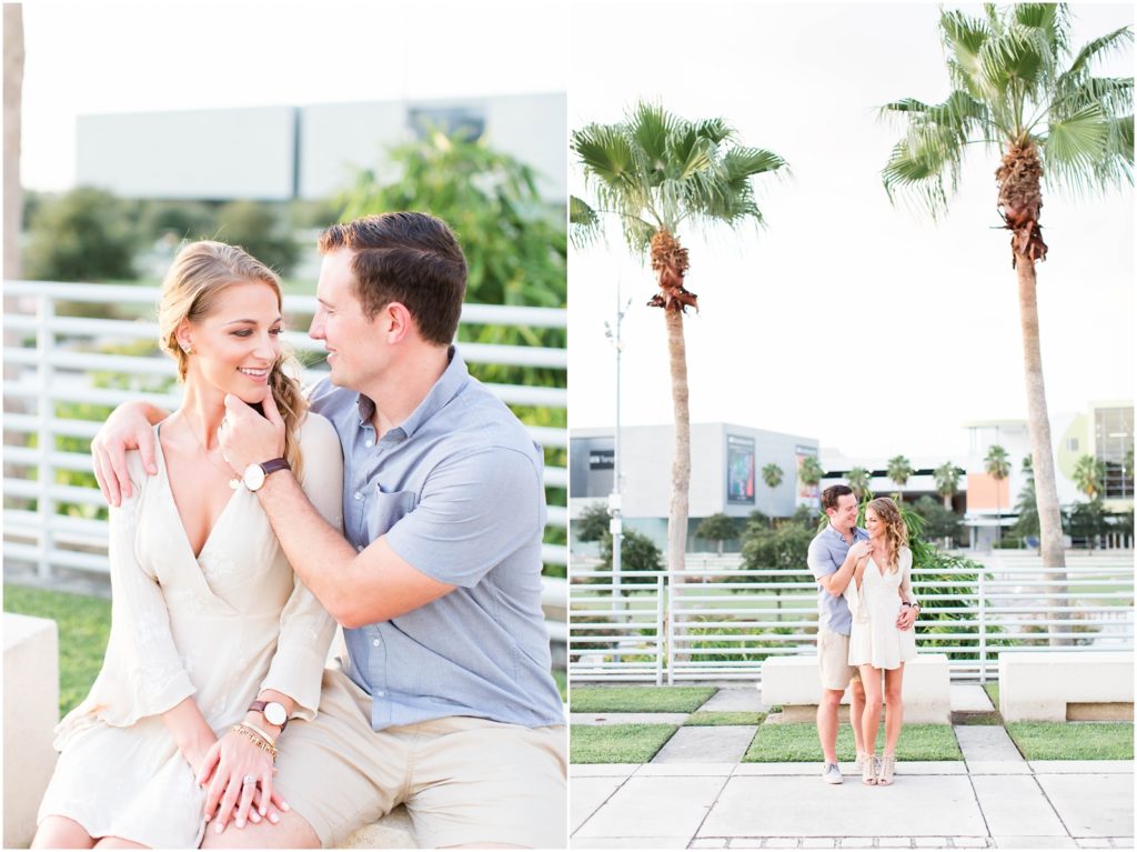 Kylie Garden of Tampa, Downtown Tampa Engagement Session